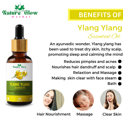 Nature Glow Premium Ylang Ylang Essential Oil