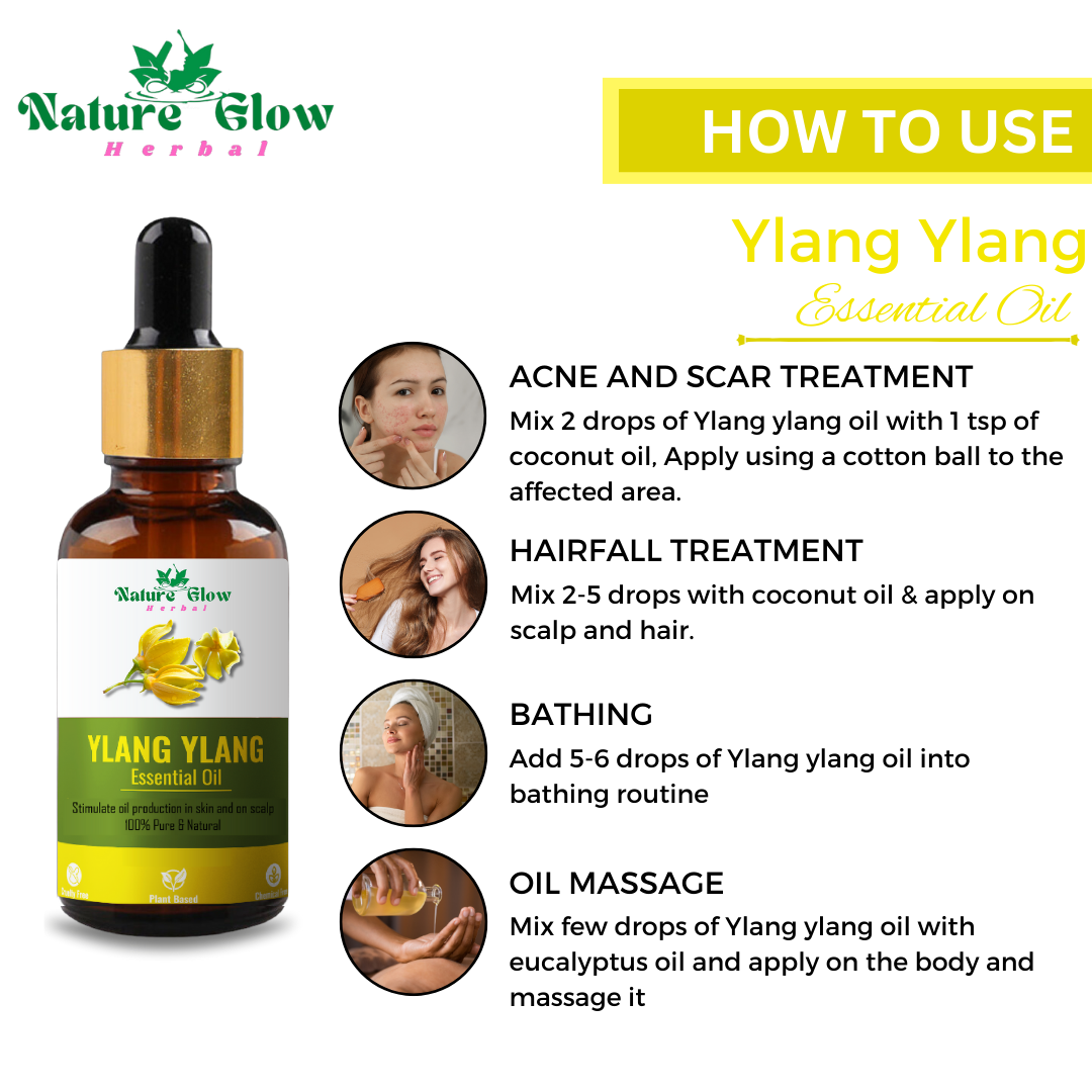 Nature Glow Premium Ylang Ylang Essential Oil