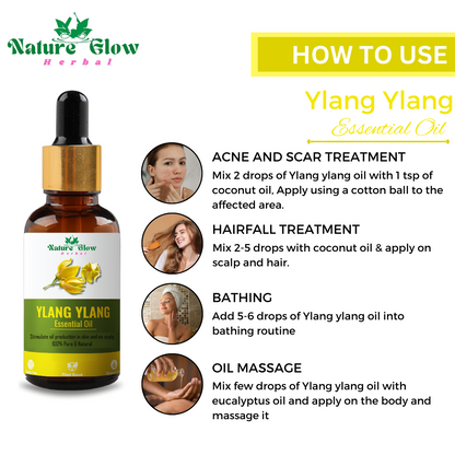 Nature Glow Premium Ylang Ylang Essential Oil